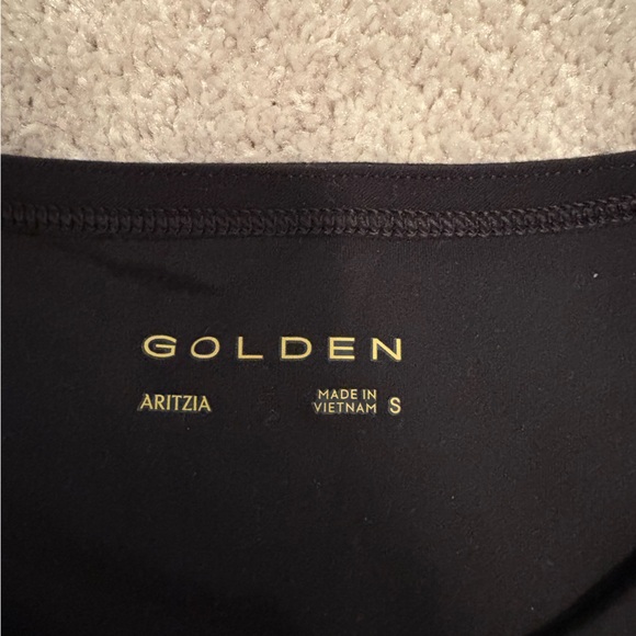 Aritzia Black Golden Top - Picture 2 of 3